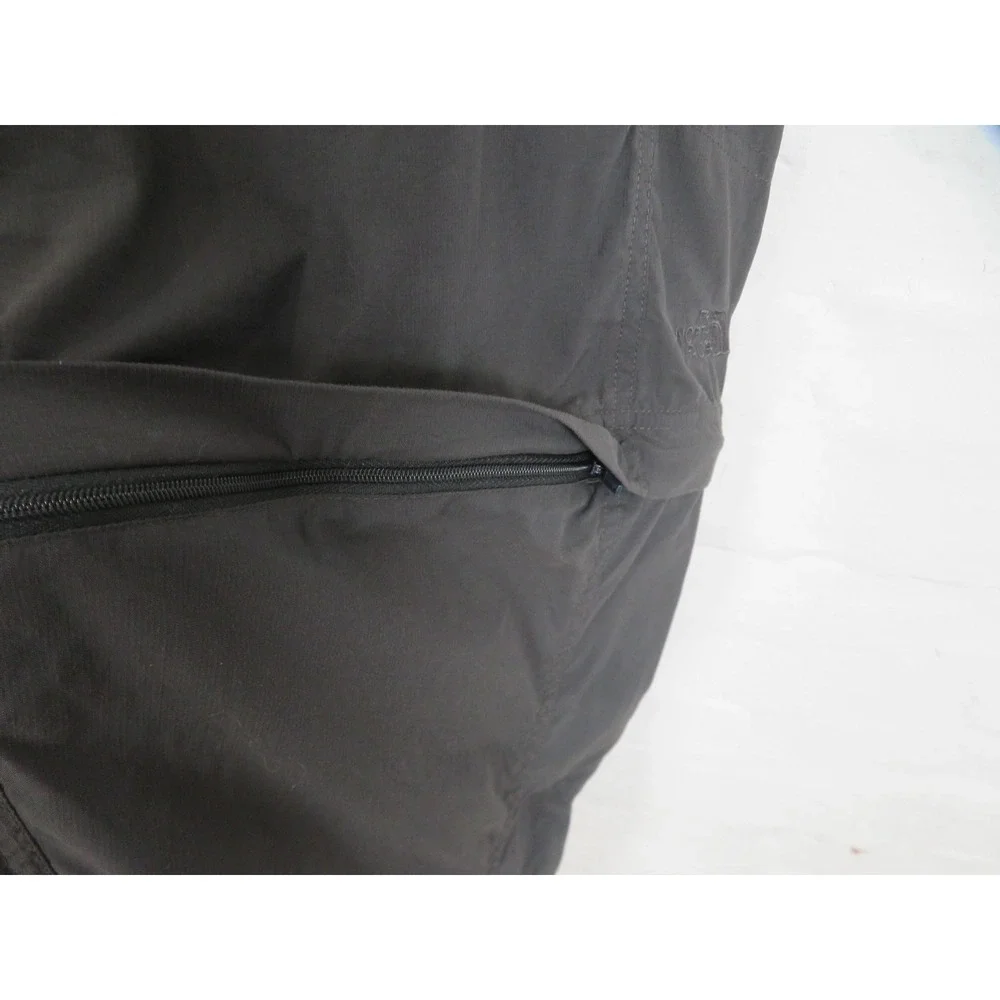 The North Face Pants Mens XL Gray Convertible Nylon Hiking Zip Off Travel